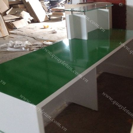 Quầy Lễ Tân Lệch Sơn QLTL S14